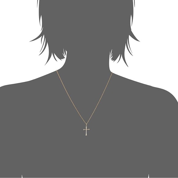 Gold Filled Cross Pendant Necklace NWT - Picture 3 of 5